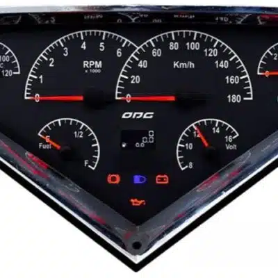 Painel de Instrumentos Digital com Moldura Chevrolet 3100 Martha Rocha