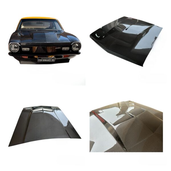 Capo Custom com Scoop Fibra de Carbono Ford Maverick