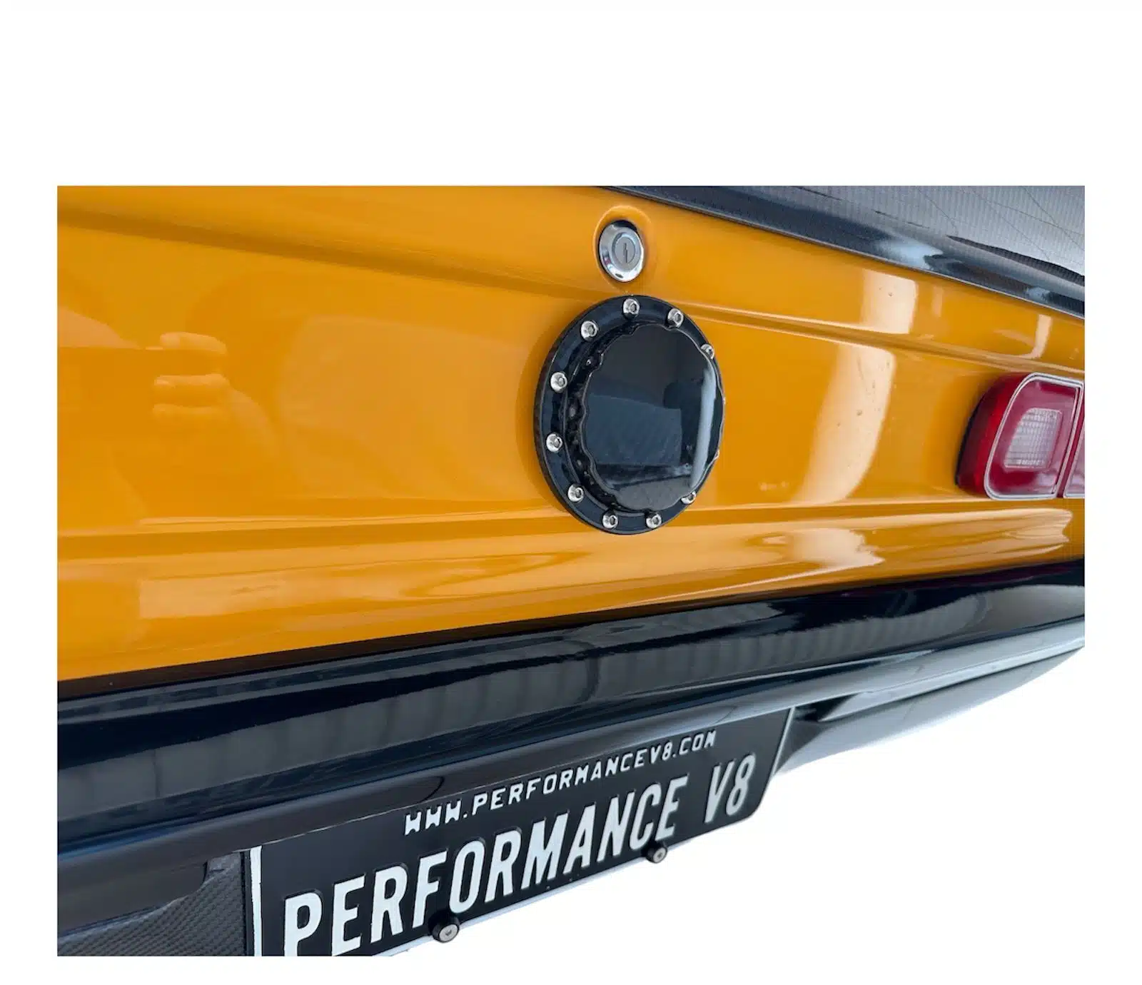 Tampa de Combustível Fibra de Carbono Ford Maverick & Mustang