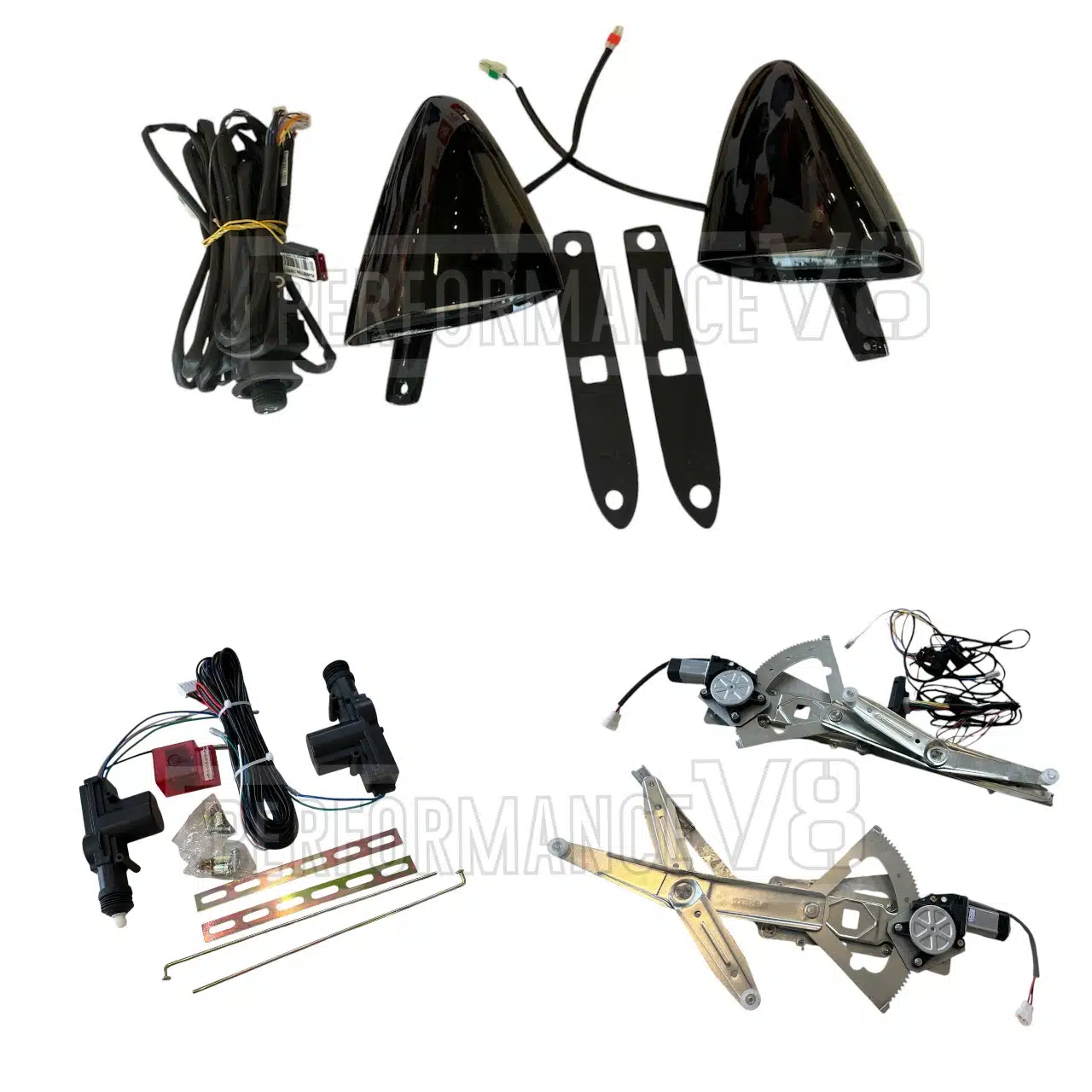 Kit Retrovisor Trava Máquina Vidro Elétrico Porta Ford Maverick