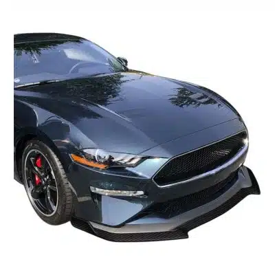 Spoiler Lip Parachoque Frontal Fibra Carbono Ford Mustang 2015-2023