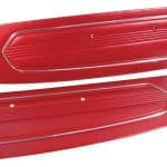 Forro de Porta Vermelho Ford Mustang 1967