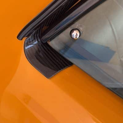 Acabamento Friso Fibra Carbono Vigia Janela Lateral Ford Maverick