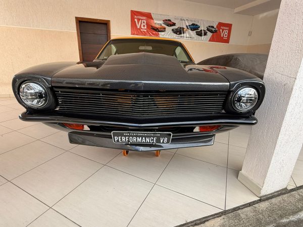 Grade Dianteira Radiador Fibra de Carbono Ford Maverick - Image 2