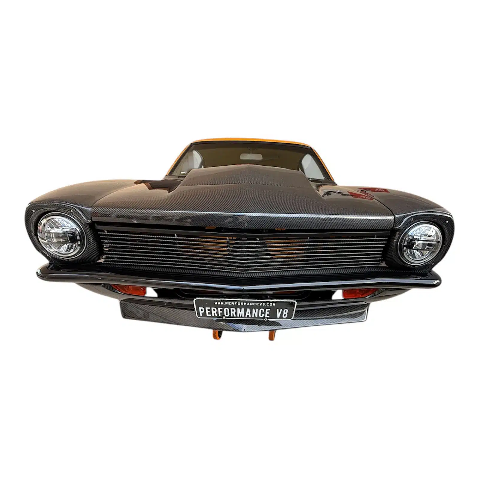 Grade Dianteira Radiador Fibra de Carbono Ford Maverick - Imagem 6