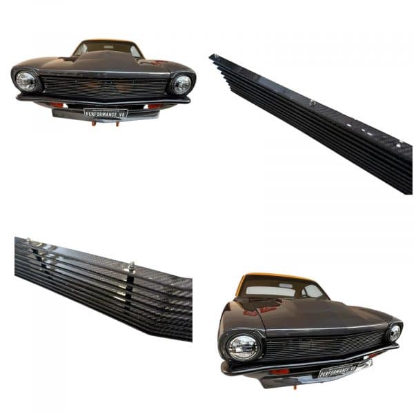 Grade Dianteira Radiador Fibra de Carbono Ford Maverick