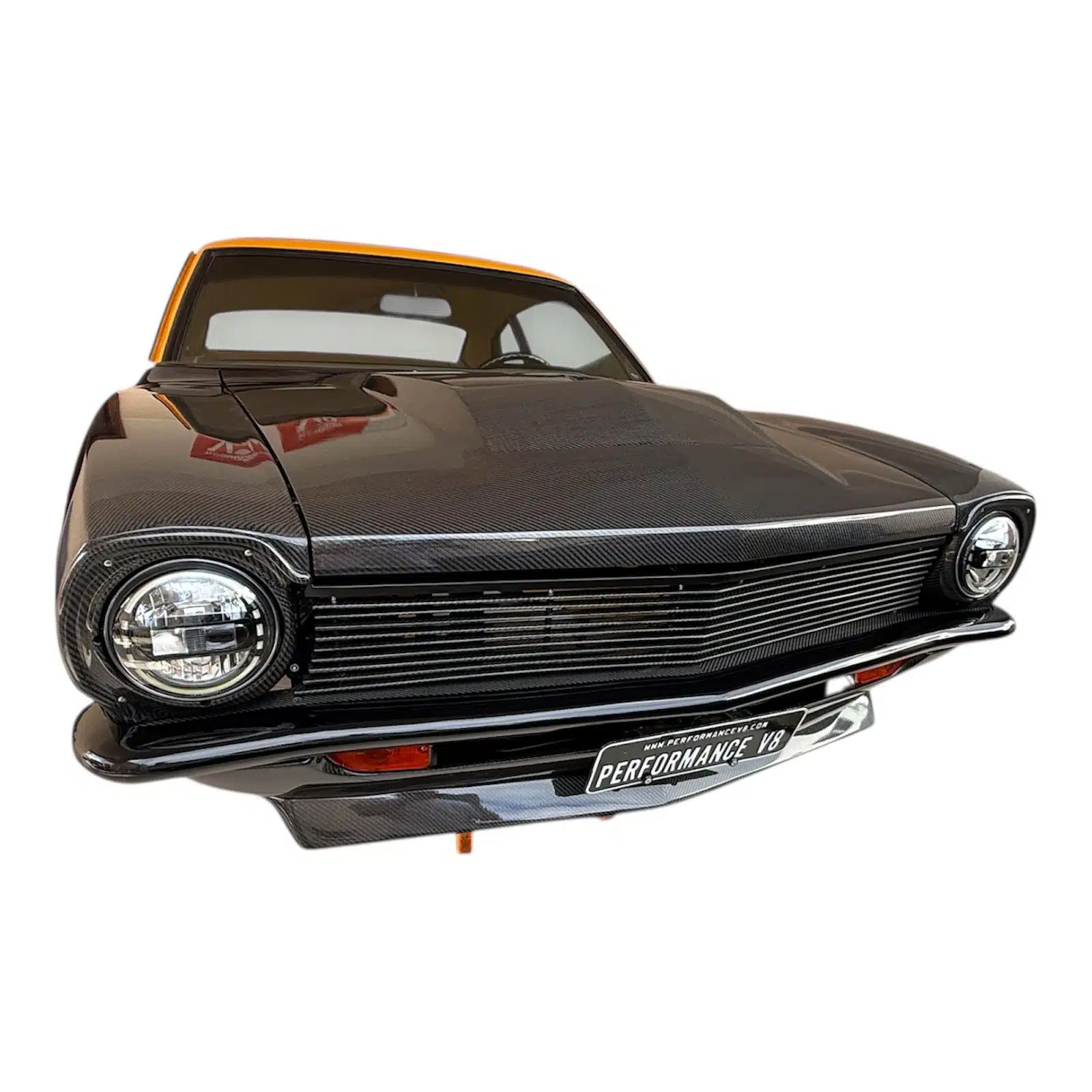 Grade Dianteira Radiador Fibra de Carbono Ford Maverick - Imagem 8