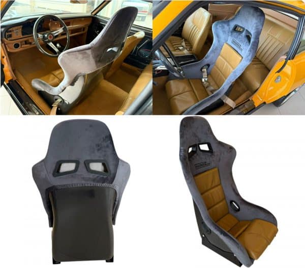 Banco Concha Fibra de Carbono Ford Maverick & Mustang