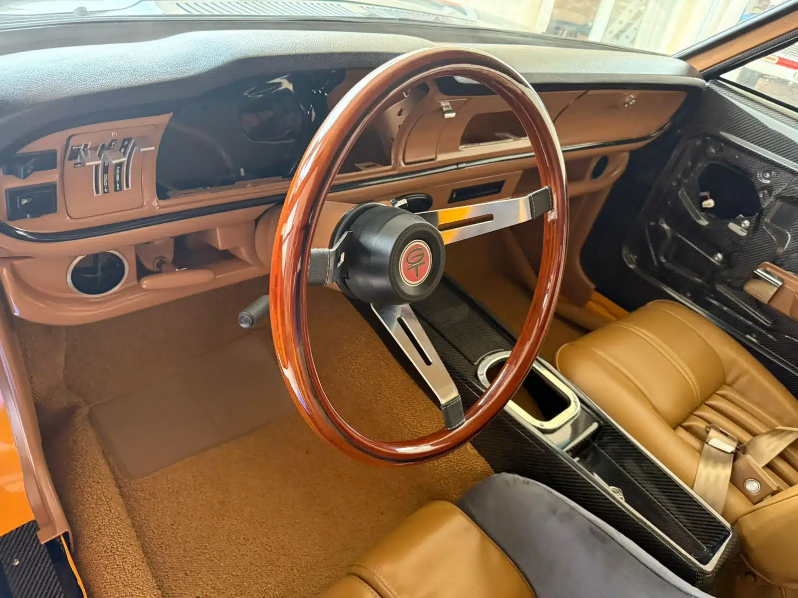 Volante Madeira Nobre Ford Maverick & Mustang - Imagem 4