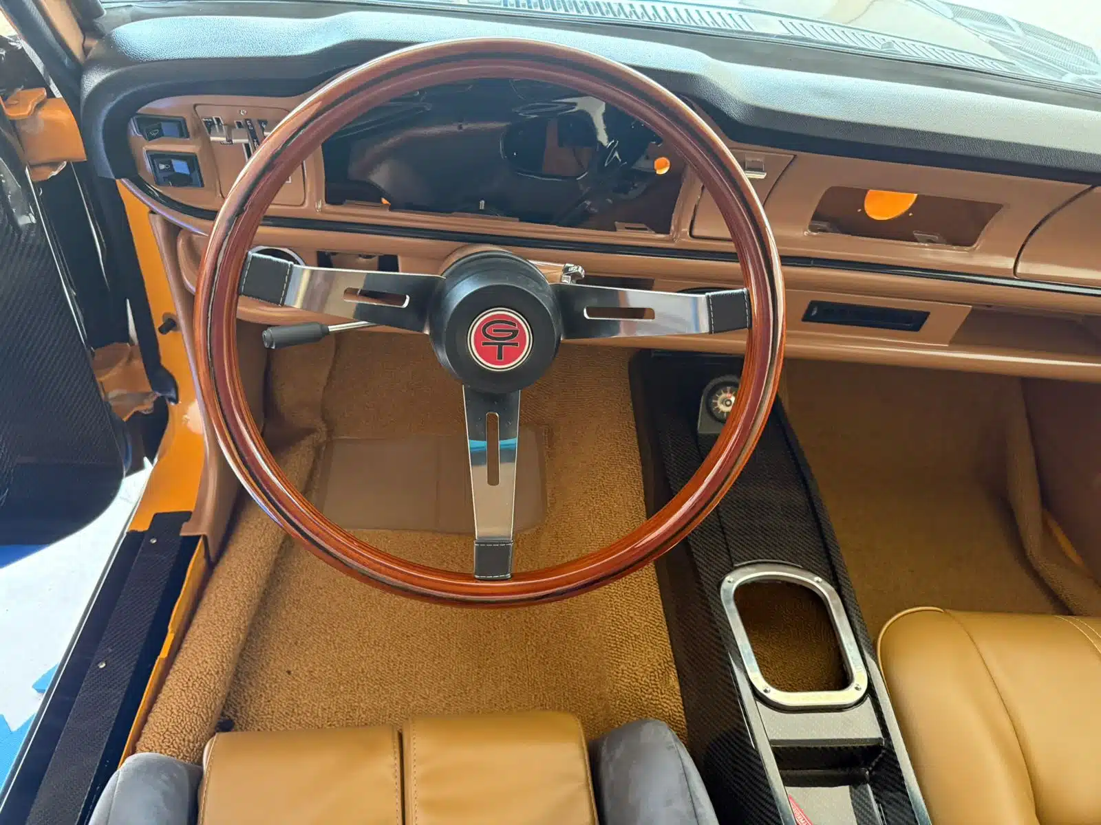 Volante Madeira Nobre Ford Maverick & Mustang - Imagem 2