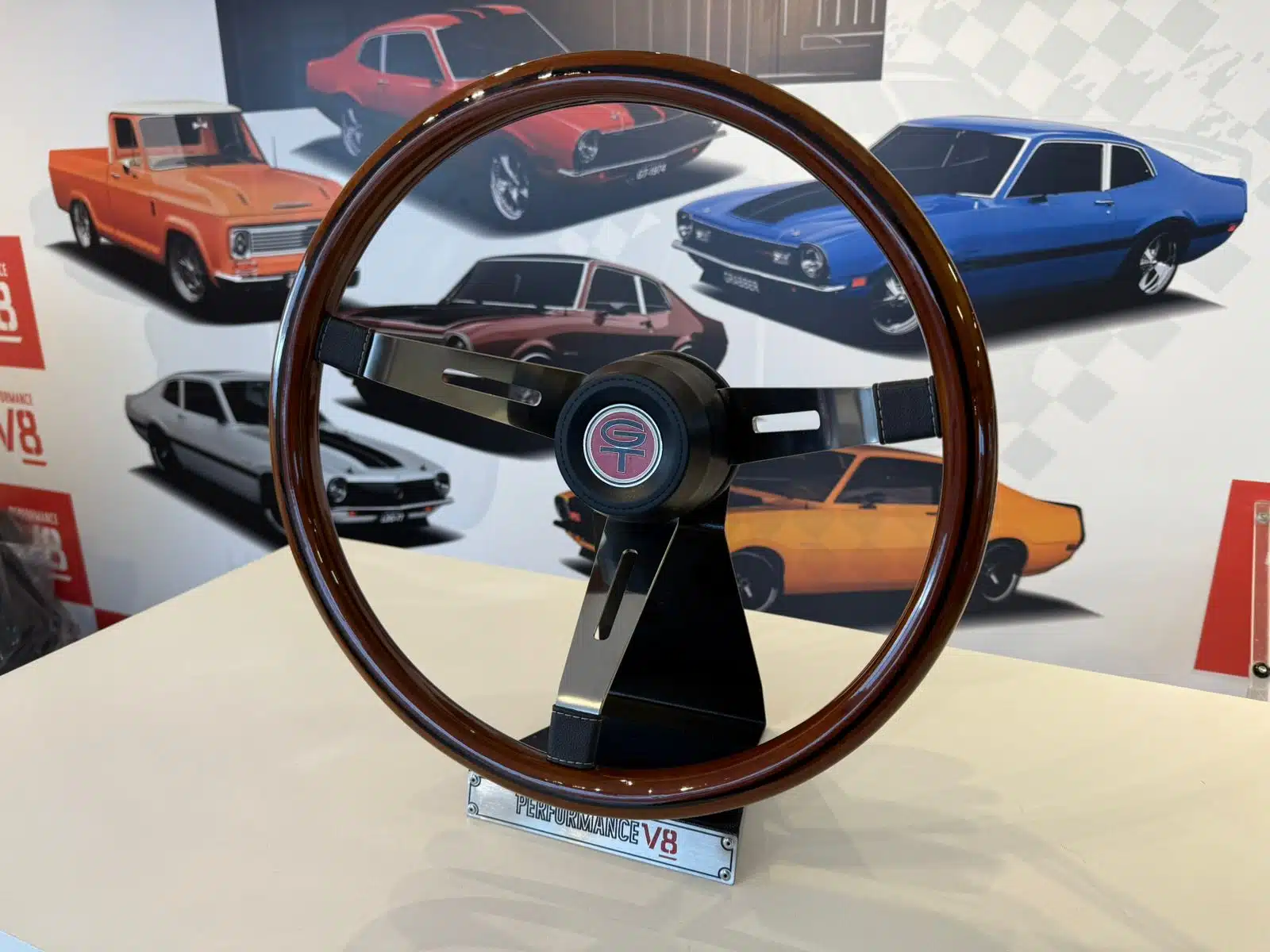 Volante Madeira Nobre Ford Maverick & Mustang - Imagem 3
