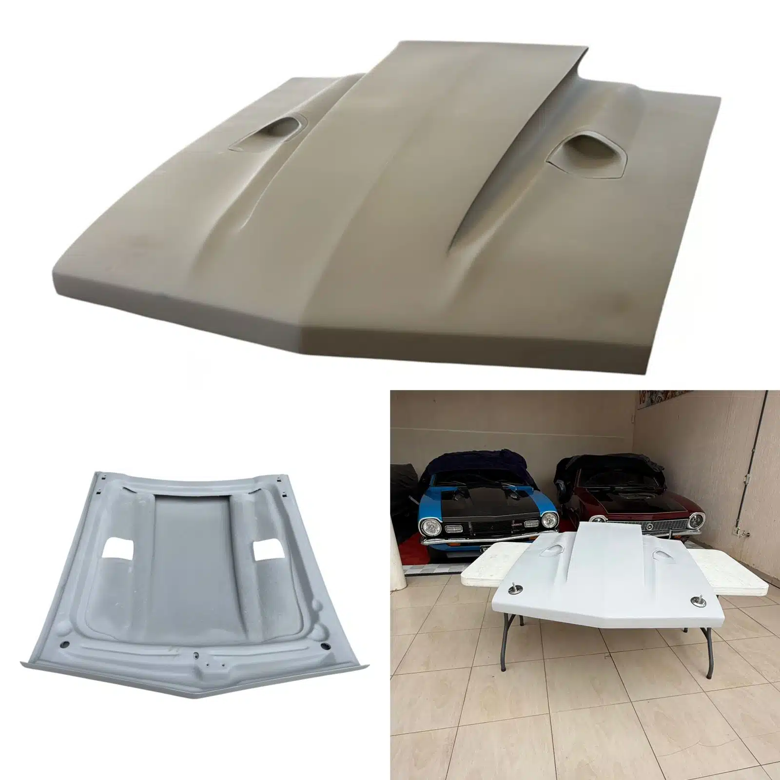 Capô Scoop Entradas de Ar Ford Maverick GT Grabber PerformanceV8