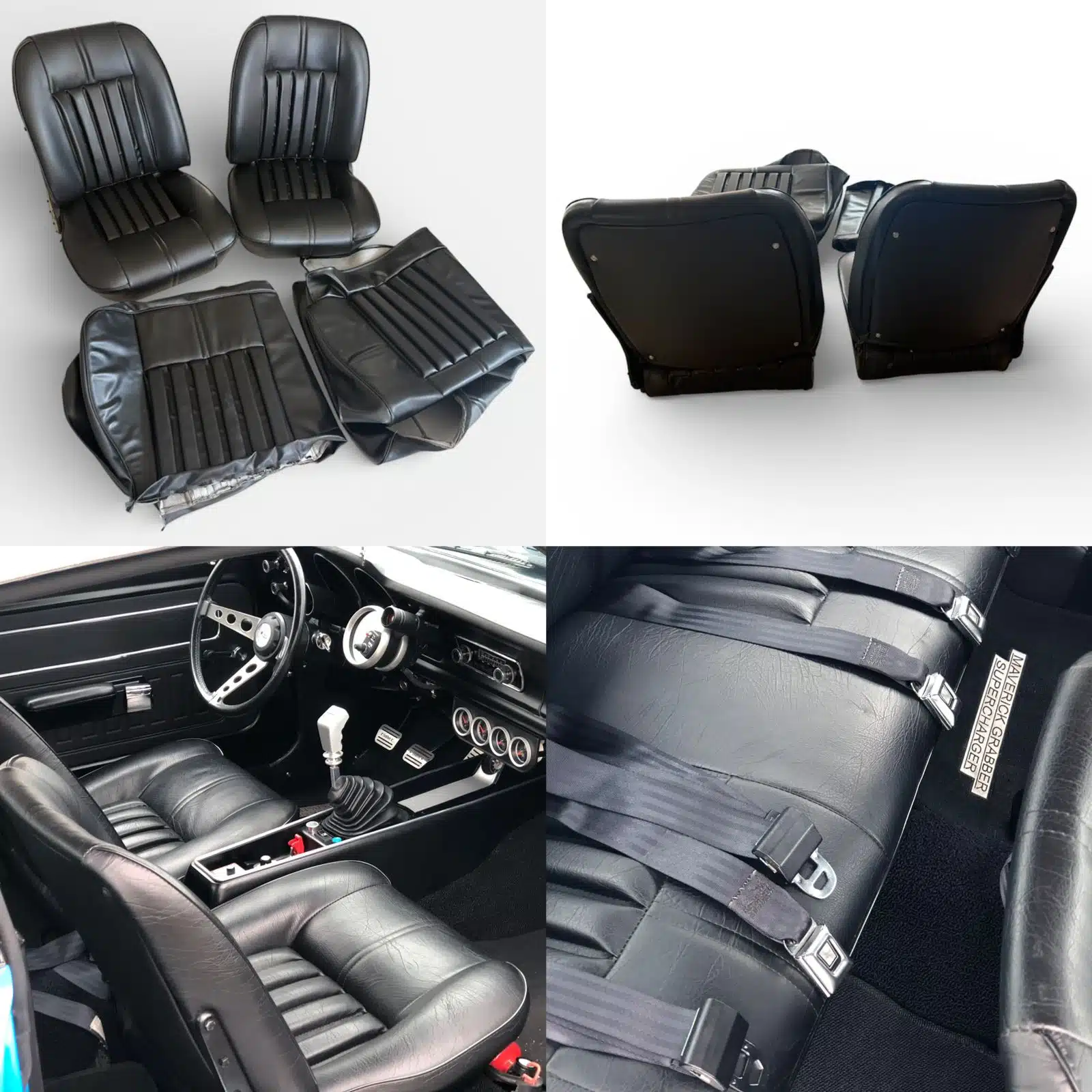 Jogo de Bancos Dianteiro Concha Probel Completo Ford Maverick