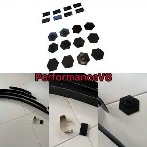 Kit Calço Isolador E Trava Laminas Feixe De Molas Ford Maverick